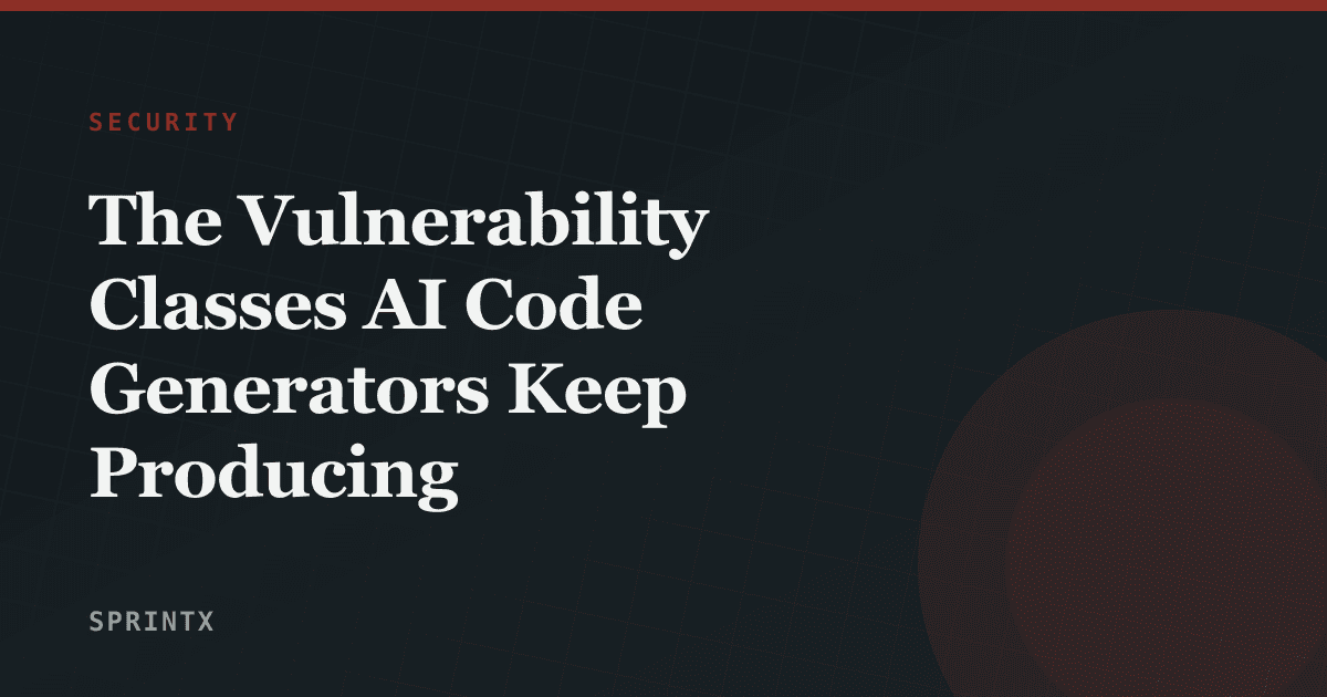 An engineer tracing a security finding through an AI-generated application codebase