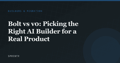 Bolt vs v0: Picking the Right AI Builder for a Real Product