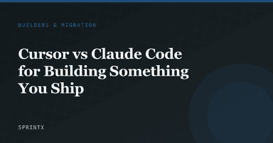 Cursor vs Claude Code for Building Something You Ship