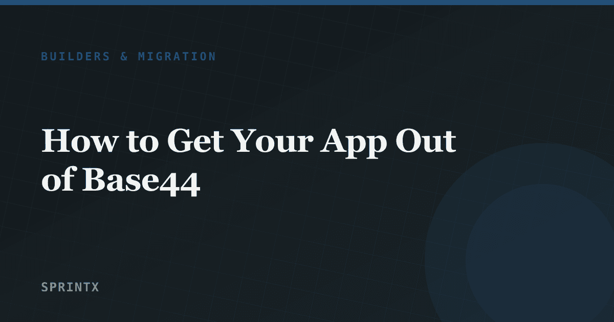 Separating an application frontend from a closed backend platform