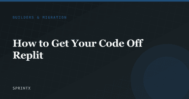 How to Get Your Code Off Replit