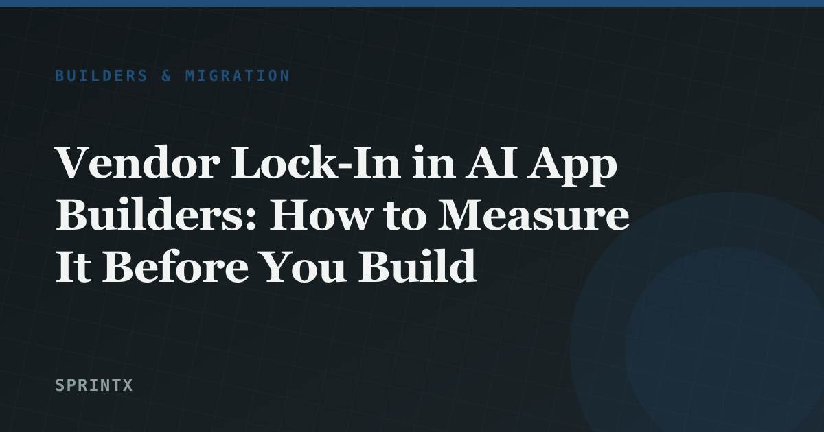 Evaluating platform lock-in across layers of an application