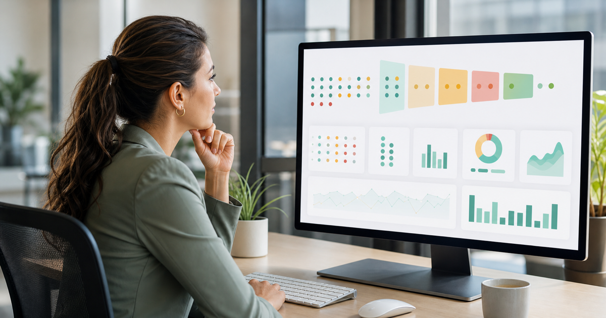 A sales operations dashboard showing scored leads flowing into a CRM pipeline