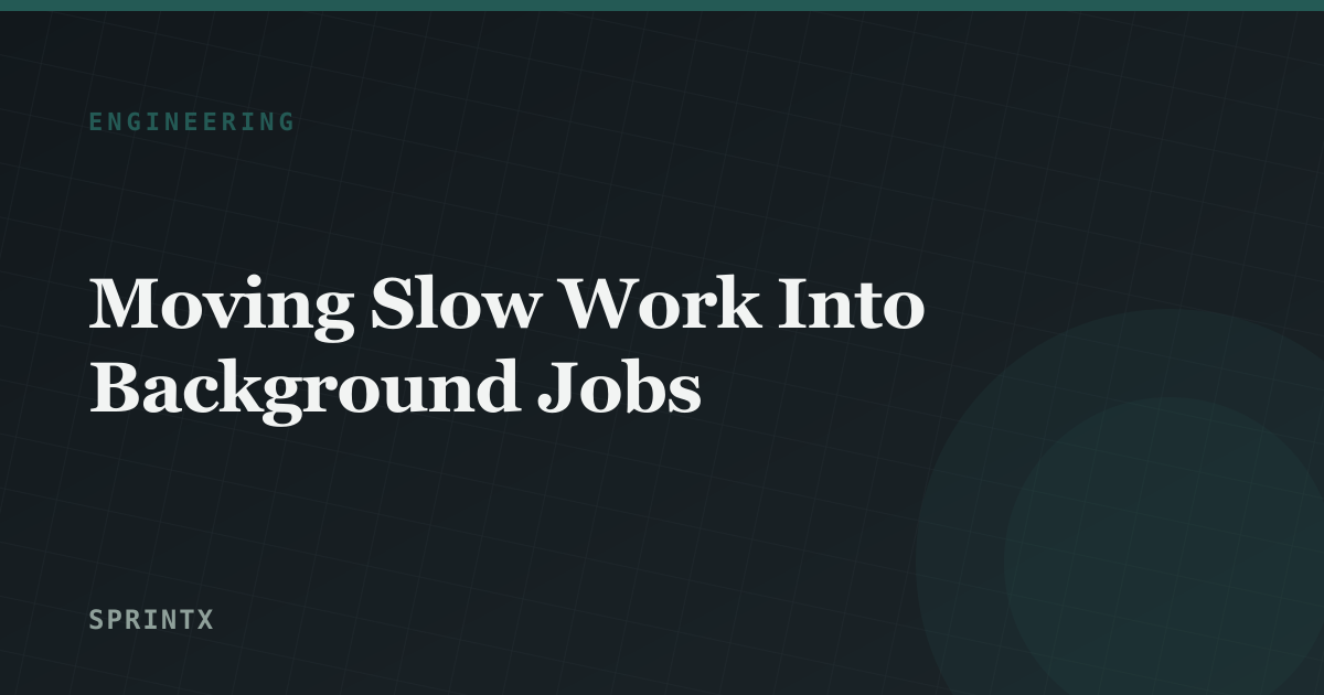 Queued tasks moving from a web application to background workers