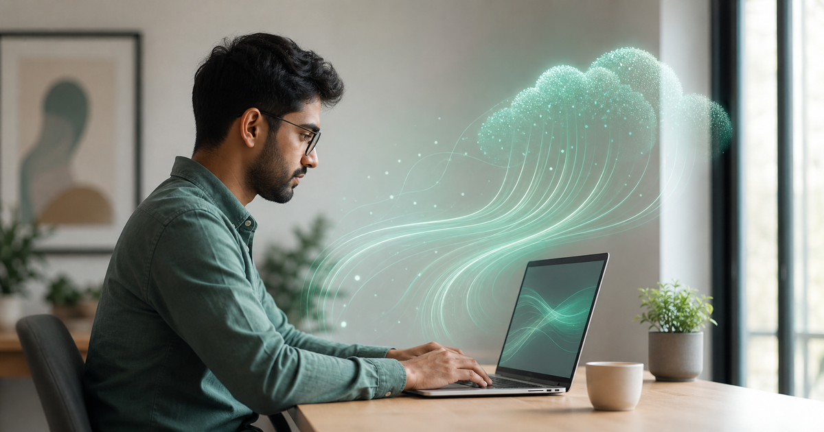 A developer deploying a web application from a laptop