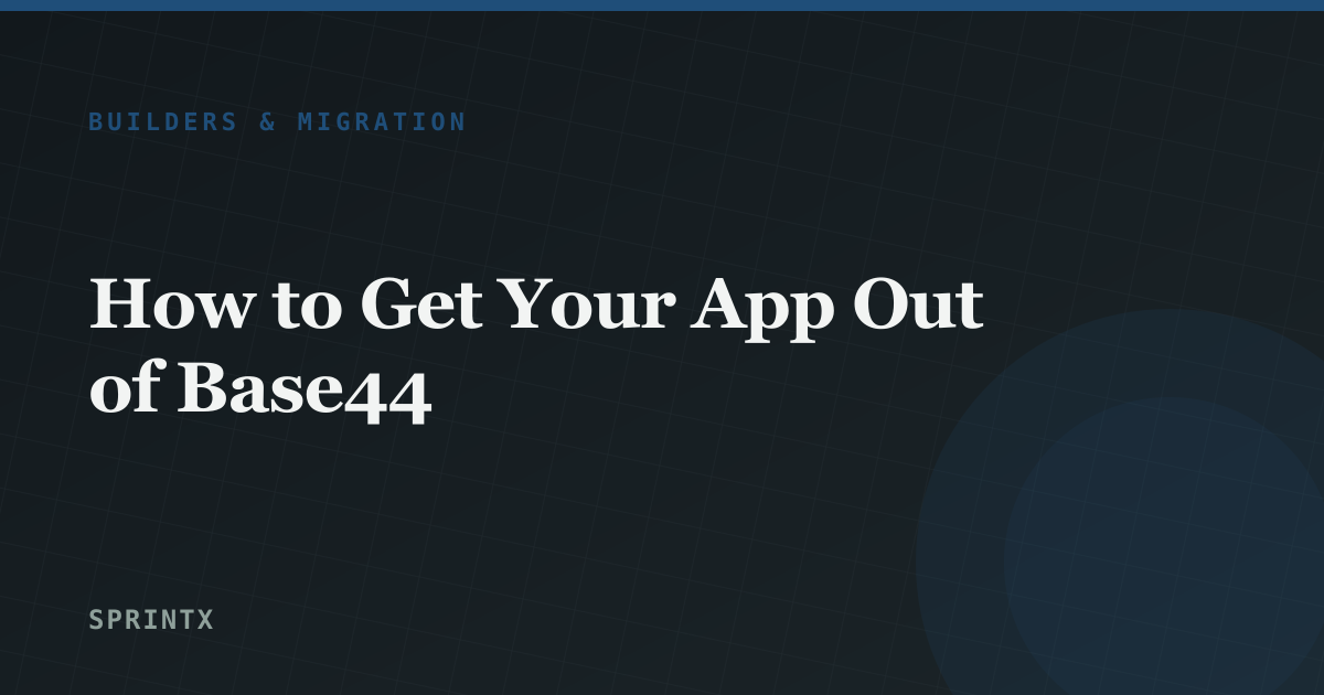 Separating an application frontend from a closed backend platform