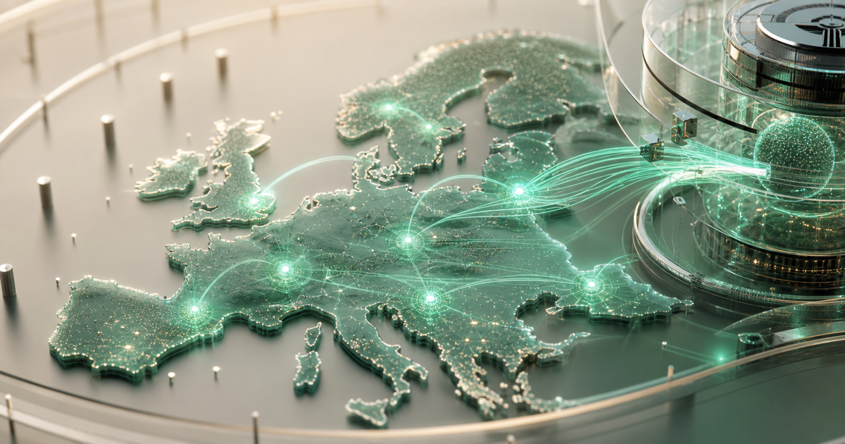 A data map showing EU user data flowing through a privacy-controlled AI application architecture