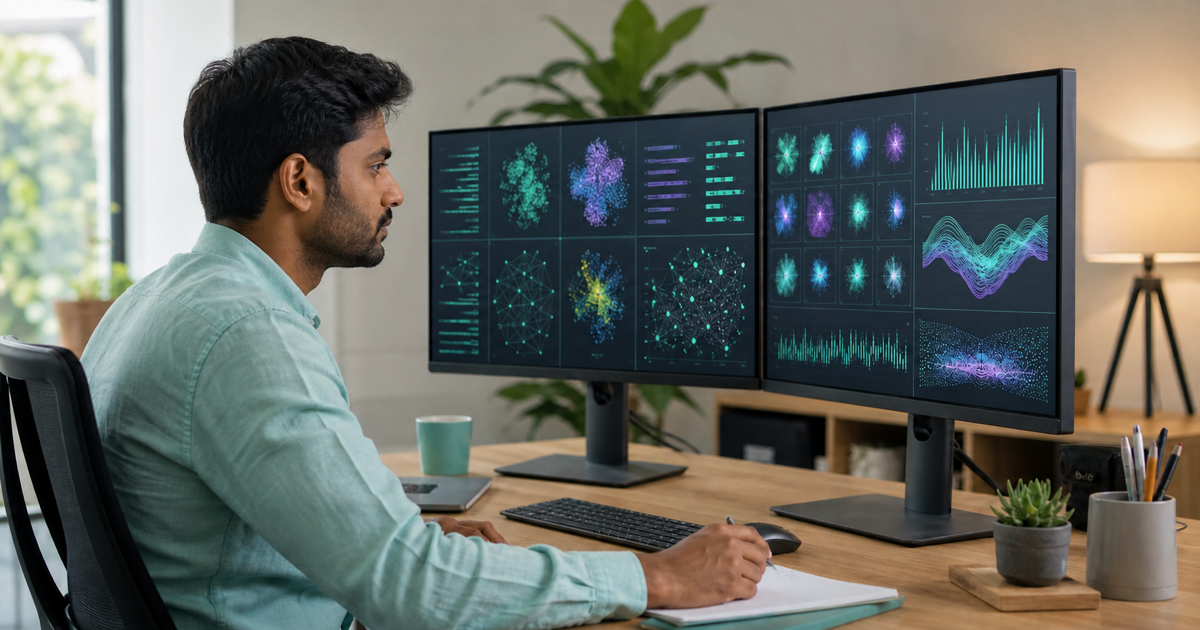 An AI engineer testing and refining prompts against evaluation results on screen