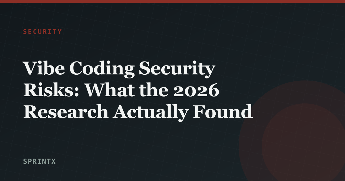 Security research findings on AI-generated application code